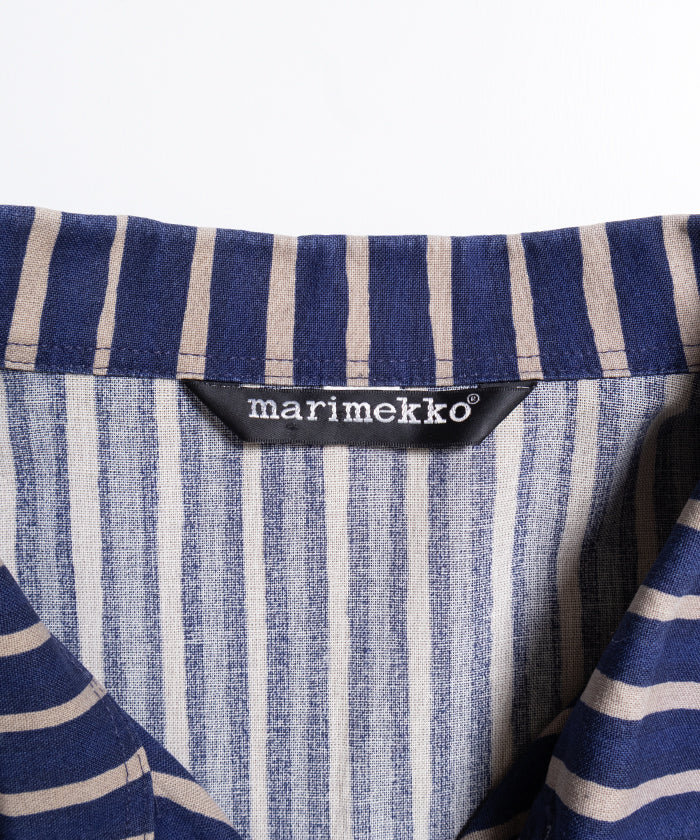 VINTAGE MARIMEKKO JOKAPOIKA SHIRT - NAVY