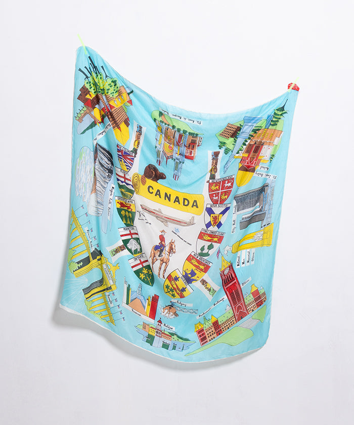1950’s SOUVENIR SCARF CANADA