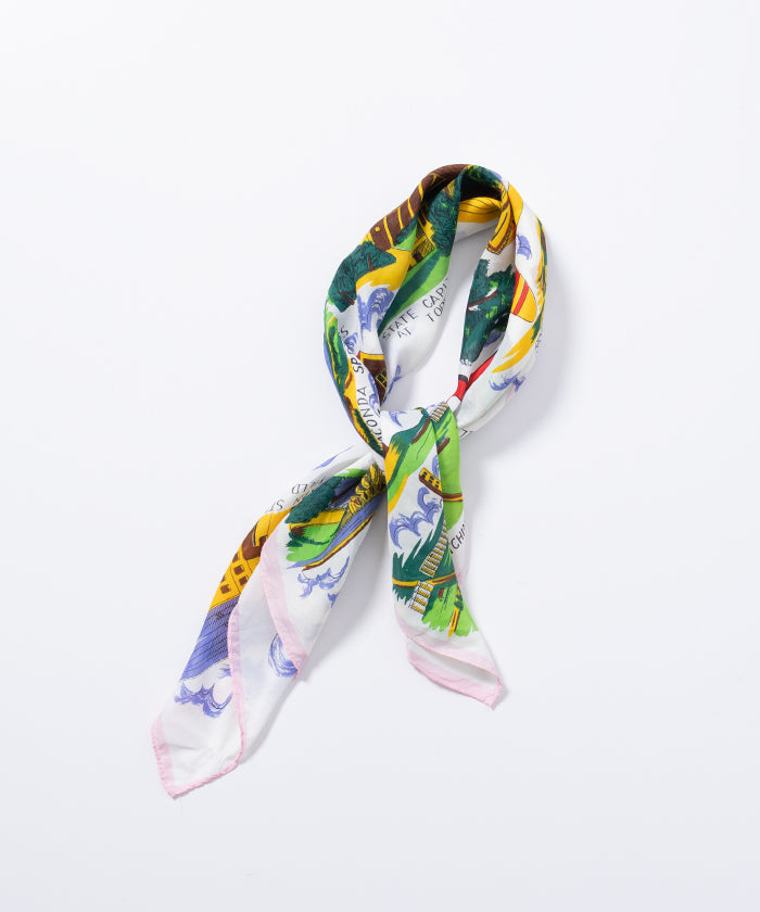 1950’s SOUVENIR SCARF KANSAS - 1
