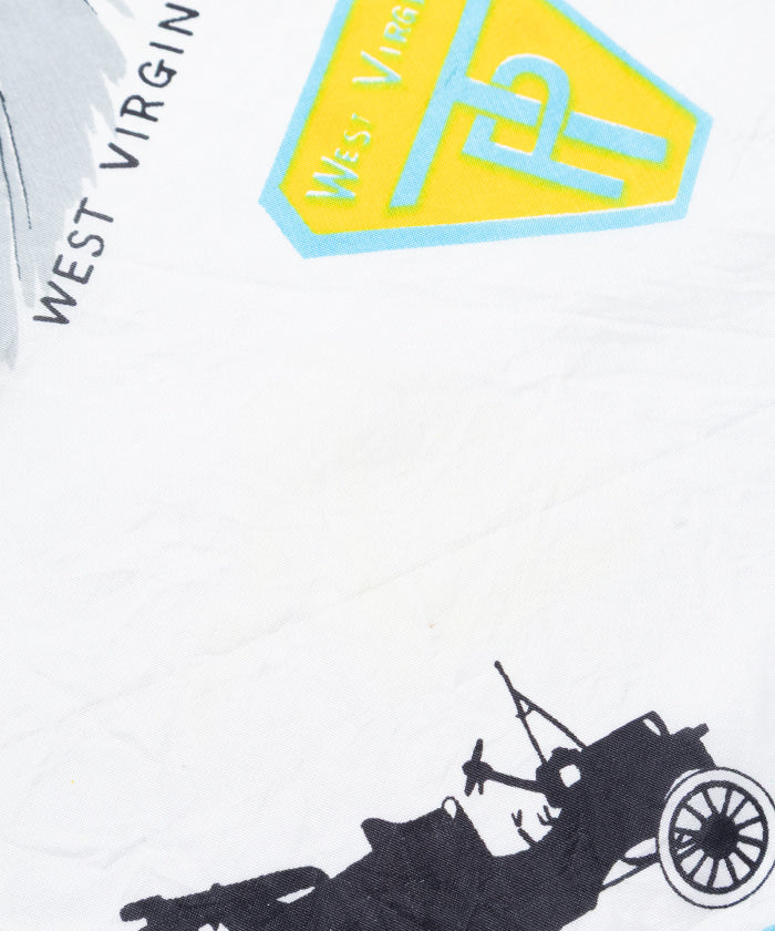 1950’s SOUVENIR SCARF WEST VIRGINIA