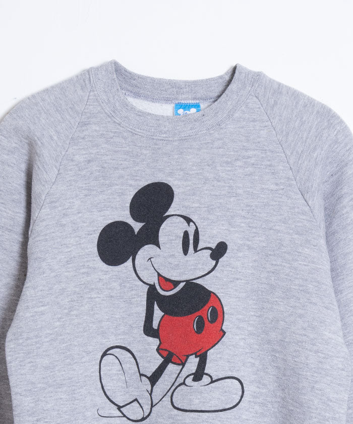 1970's WALT DISNEY PRODUCTIONS MICKEY RAGLAN SWEAT SHIRT / ウォルトディズニー プロダクション ミッキーマウス ラグランスウェット ミッキー キャラクター 古着 ビンテージ ヴィンテージ 通販 オンラインショップ 神奈川 鎌倉