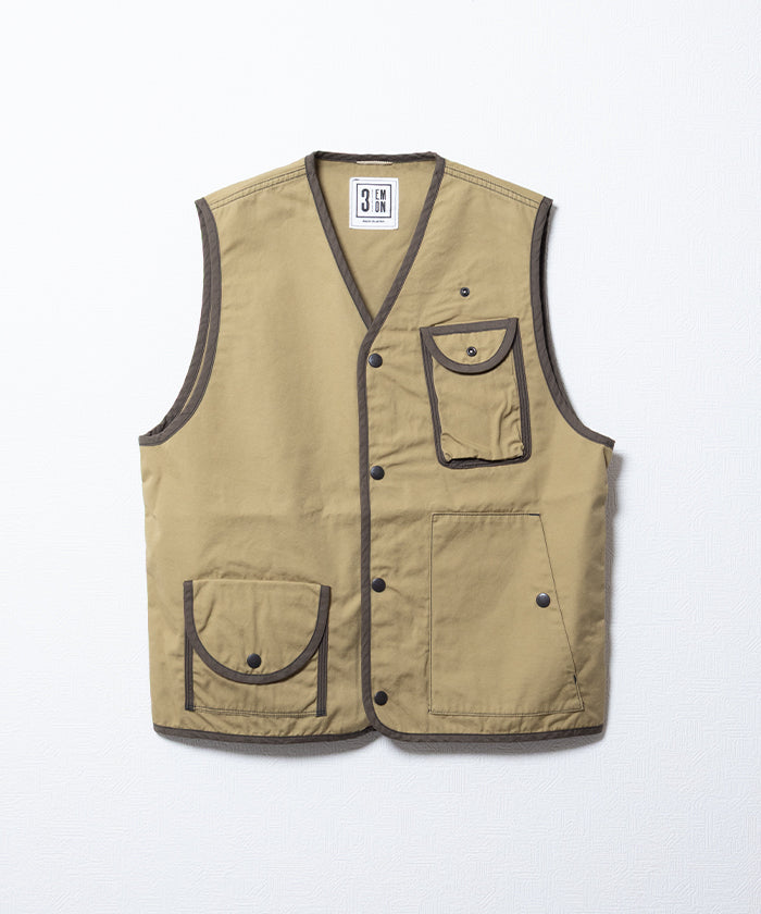 【EMON】WASABI - KHAKI / エモン ワサビ ミリタリーベスト 2026ss 2026春夏 正規取扱店 神奈川 鎌倉 オンラインショップ 通販