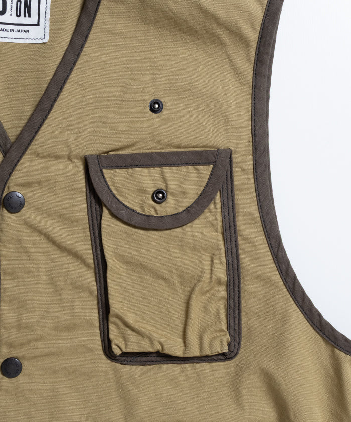 【EMON】WASABI - KHAKI / エモン ワサビ ミリタリーベスト 2026ss 2026春夏 正規取扱店 神奈川 鎌倉 オンラインショップ 通販