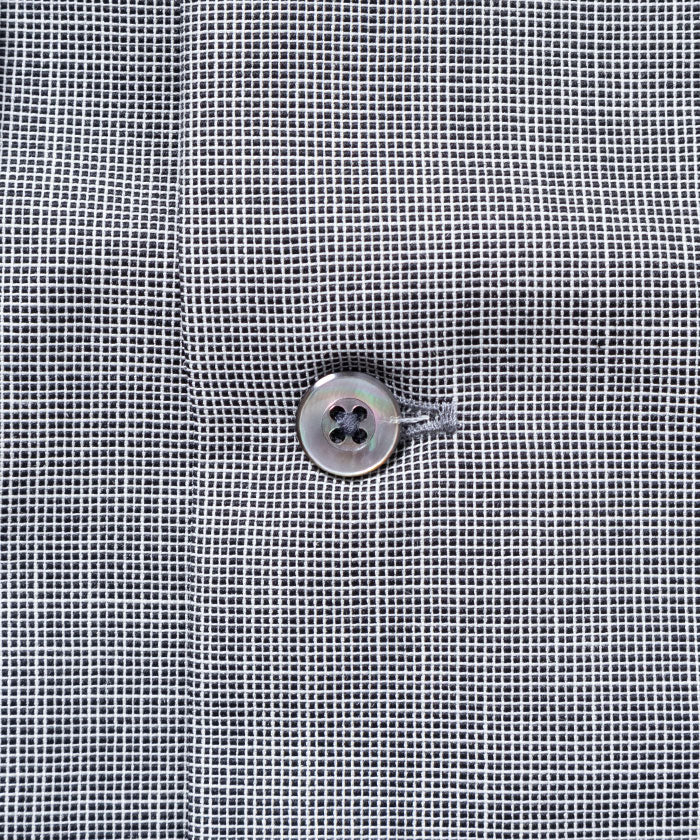 【INTÉRIM】WOOL AND MOHAIR ATOM LATTICE 50s OPEN COLLAR SHIRT / インテリム 50s オープンカラーシャツ 正規取扱店 通販 オンライン