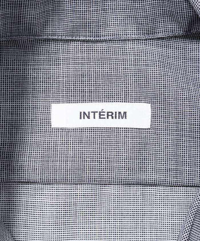 INTÉRIM】WOOL AND MOHAIR ATOM LATTICE 50s OPEN COLLAR SHIRT / インテリム 50s オープン カラーシャツ – ARZACH KAMAKURA