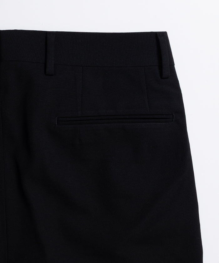 【NEAT】WOOL POPLIN FLARE - BLACK / ニート ウールポプリン フレア ブラック 2026ss 2026春夏 正規取扱店 神奈川 鎌倉 アルザック鎌倉 オンラインショップ 通販