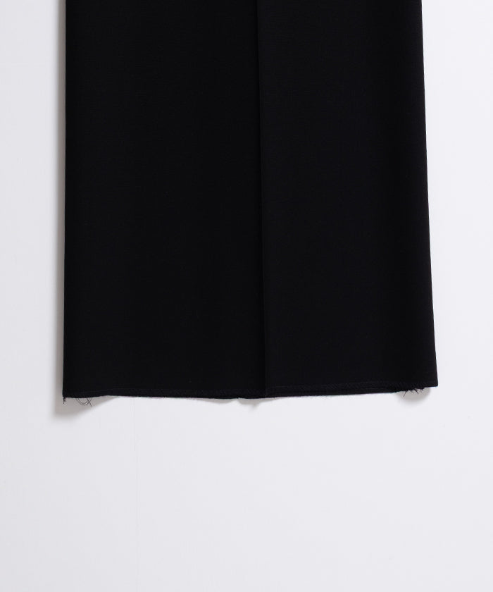 【NEAT】WOOL POPLIN FLARE - BLACK / ニート ウールポプリン フレア ブラック 2026ss 2026春夏 正規取扱店 神奈川 鎌倉 アルザック鎌倉 オンラインショップ 通販