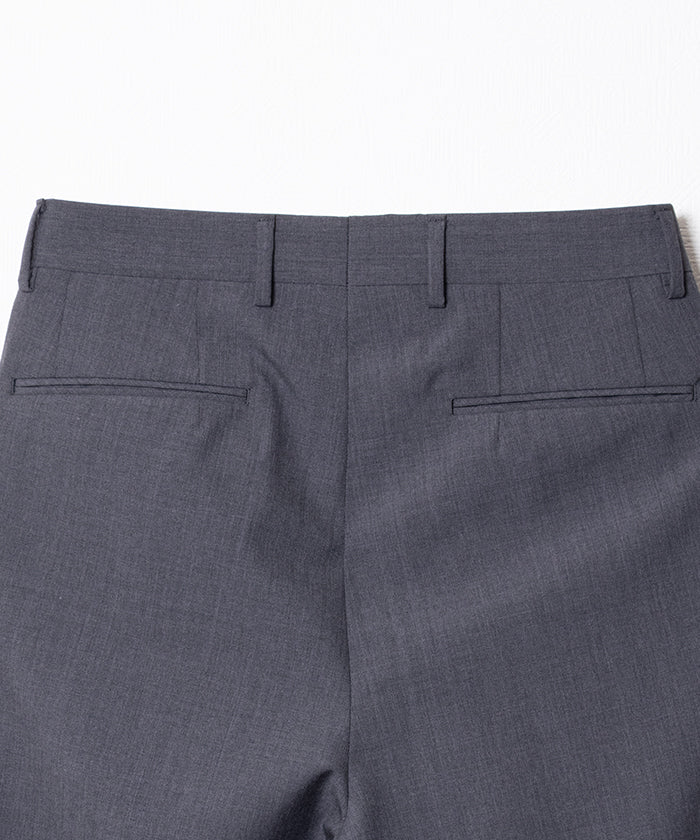 【NEAT】WOOL POPLIN FLARE - GRAY / ニート ウールポプリン フレア グレー 2026ss 2026春夏 正規取扱店 神奈川 鎌倉 アルザック鎌倉 オンラインショップ 通販