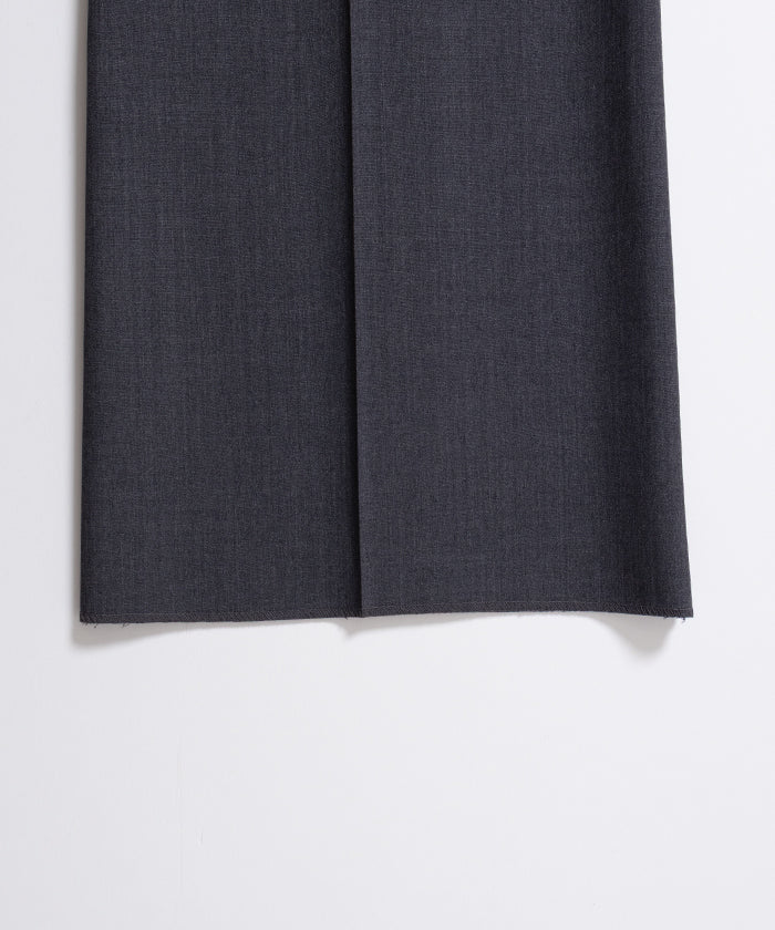 【NEAT】WOOL POPLIN FLARE - GRAY / ニート ウールポプリン フレア グレー 2026ss 2026春夏 正規取扱店 神奈川 鎌倉 アルザック鎌倉 オンラインショップ 通販