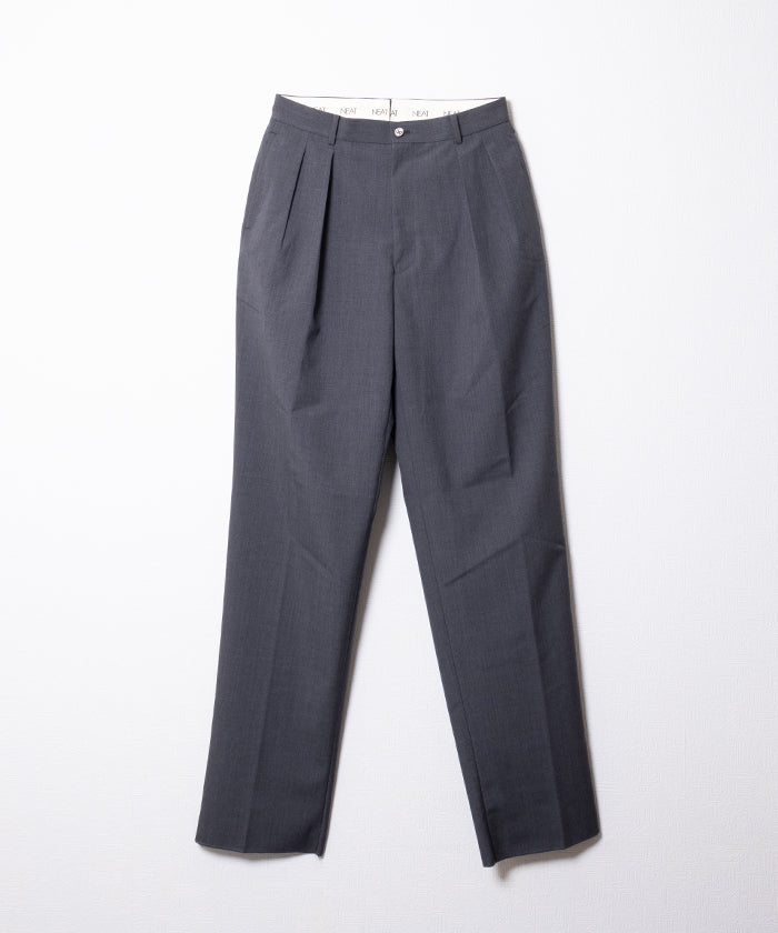 【NEAT】WOOL POPLIN NEAT CHINO - GRAY / ニート ウールポプリン ニートチノ グレー 2026ss 2026春夏 正規取扱店 神奈川 鎌倉 アルザック鎌倉 オンラインショップ 通販