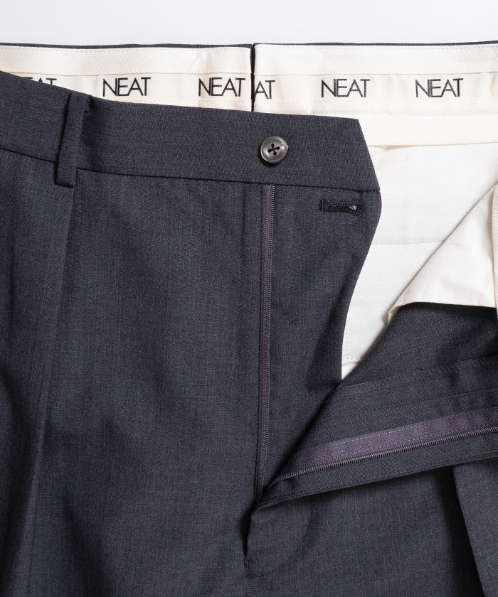 【NEAT】WOOL POPLIN NEAT CHINO - GRAY / ニート ウールポプリン ニートチノ グレー 2026ss 2026春夏 正規取扱店 神奈川 鎌倉 アルザック鎌倉 オンラインショップ 通販