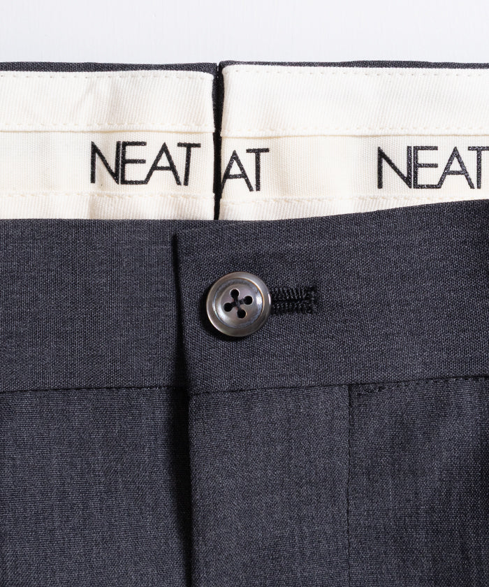 【NEAT】WOOL POPLIN NEAT CHINO - GRAY / ニート ウールポプリン ニートチノ グレー 2026ss 2026春夏 正規取扱店 神奈川 鎌倉 アルザック鎌倉 オンラインショップ 通販