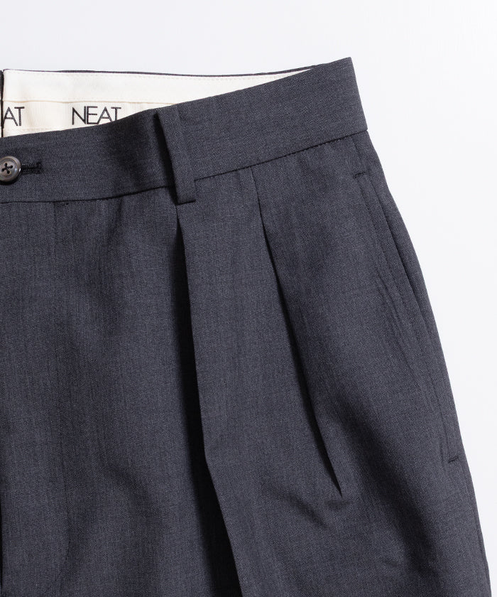 【NEAT】WOOL POPLIN NEAT CHINO - GRAY / ニート ウールポプリン ニートチノ グレー 2026ss 2026春夏 正規取扱店 神奈川 鎌倉 アルザック鎌倉 オンラインショップ 通販