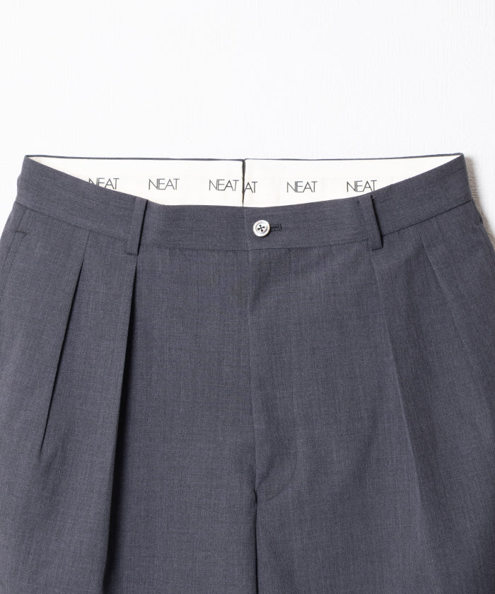 【NEAT】WOOL POPLIN NEAT CHINO - GRAY / ニート ウールポプリン ニートチノ グレー 2026ss 2026春夏 正規取扱店 神奈川 鎌倉 アルザック鎌倉 オンラインショップ 通販