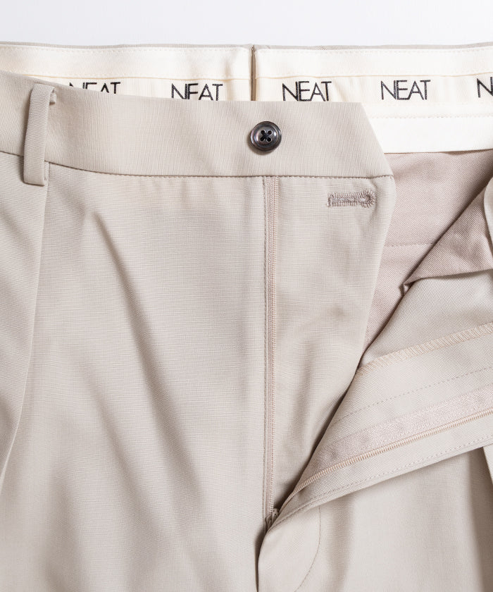 【NEAT】WOOL POPLIN NEAT CHINO - LIGHT BEIGE / ニート ウールポプリン ニートチノ ライトベージュ 2026ss 2026春夏 正規取扱店 神奈川 鎌倉 アルザック鎌倉 オンラインショップ 通販