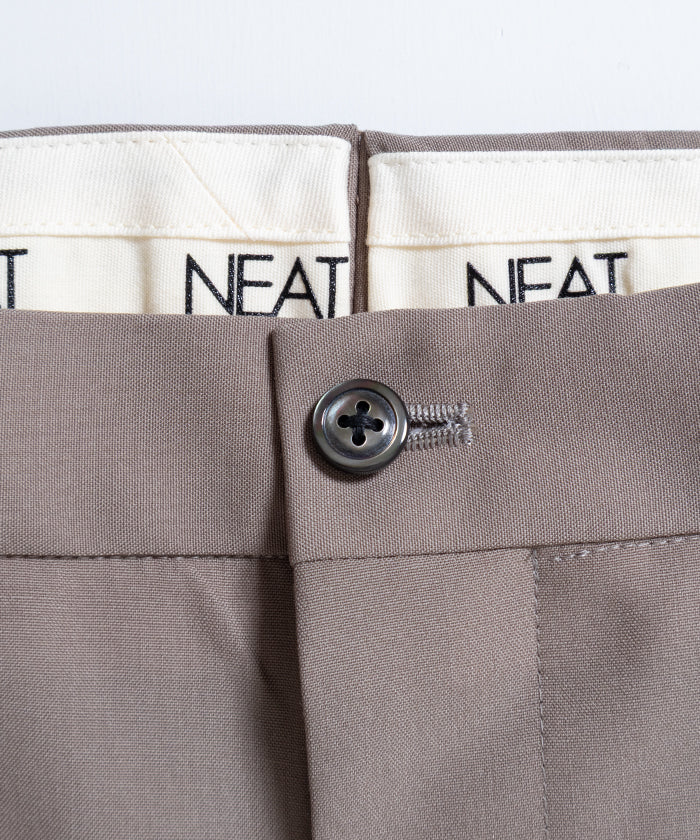 【NEAT】WOOL POPLIN NEAT CHINO - LIGHT GRAY / ニート ウールポプリン ニートチノ ライトグレー 2026ss 2026春夏 正規取扱店 神奈川 鎌倉 アルザック鎌倉 オンラインショップ 通販