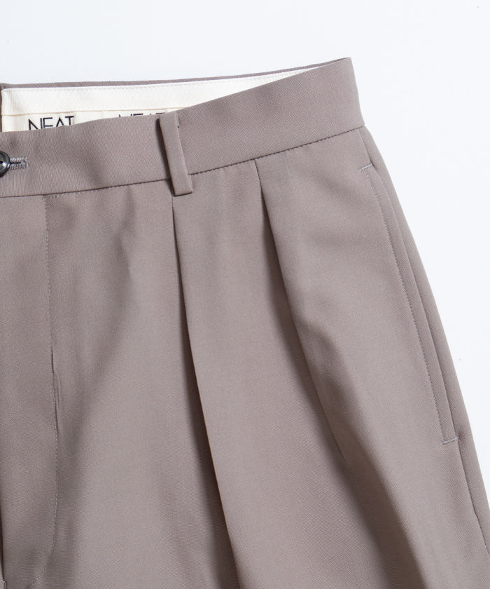 【NEAT】WOOL POPLIN NEAT CHINO - LIGHT GRAY / ニート ウールポプリン ニートチノ ライトグレー 2026ss 2026春夏 正規取扱店 神奈川 鎌倉 アルザック鎌倉 オンラインショップ 通販