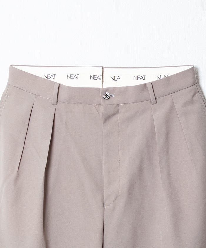 【NEAT】WOOL POPLIN NEAT CHINO - LIGHT GRAY / ニート ウールポプリン ニートチノ ライトグレー 2026ss 2026春夏 正規取扱店 神奈川 鎌倉 アルザック鎌倉 オンラインショップ 通販