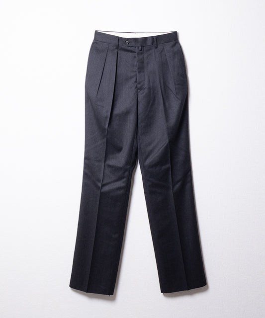【NEAT】WOOL TRICOTINE WIDE - GRAY / ニート ウール トリコチン ワイド グレー 2025AW 2025秋冬 正規取扱店 神奈川 鎌倉 オンラインショップ 通販