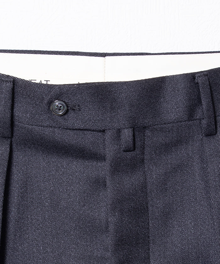 【NEAT】WOOL TRICOTINE WIDE - GRAY / ニート ウール トリコチン ワイド グレー 2025AW 2025秋冬 正規取扱店 神奈川 鎌倉 オンラインショップ 通販