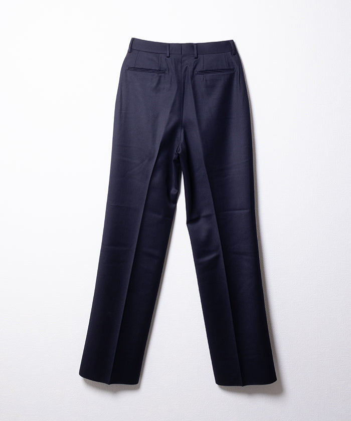 【NEAT】WOOL TRICOTINE WIDE - NAVY / ニート ウール トリコチン ワイド 2025AW 2025秋冬 正規取扱店 神奈川 鎌倉 オンラインショップ 通販
