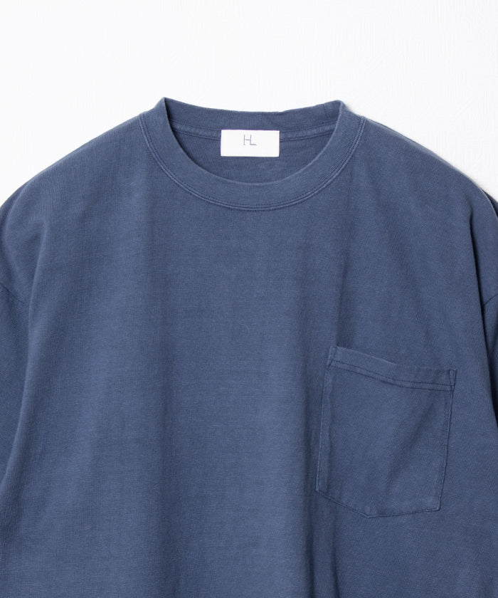 【HERILL】WORK T-SHIRTS - FADE NAVY / ヘリル ワークTシャツ ポケットTシャツ 2026ss 2026春夏 正規取扱店 神奈川 鎌倉 アルザック鎌倉 オンラインショップ 通販