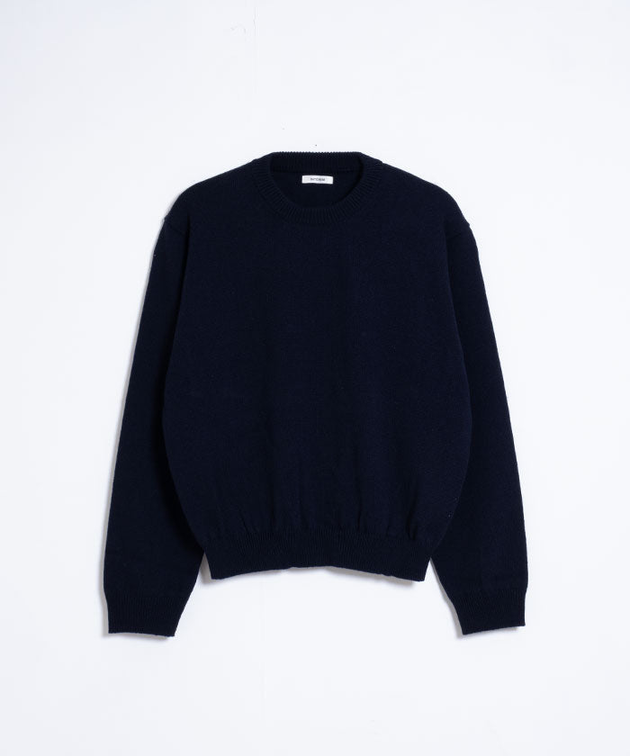 【INTÉRIM】YAK MOHAIR 7GG CREW SWEATER / インテリム ヤク モヘア 7ゲージ クルーネック セーター ニット 2024秋冬 2024AW 新作 日本製 正規取扱店 神奈川 鎌倉 通販 オンラインショップ