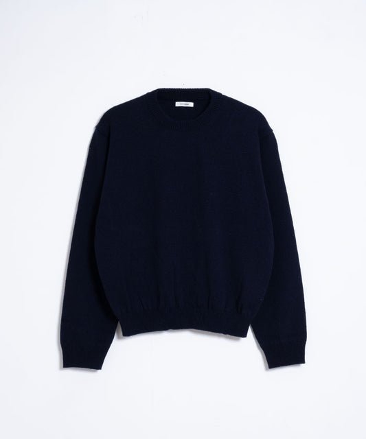 【INTÉRIM】YAK MOHAIR 7GG CREW SWEATER / インテリム ヤク モヘア 7ゲージ クルーネック セーター ニット 2024秋冬 2024AW 新作 日本製 正規取扱店 神奈川 鎌倉 通販 オンラインショップ