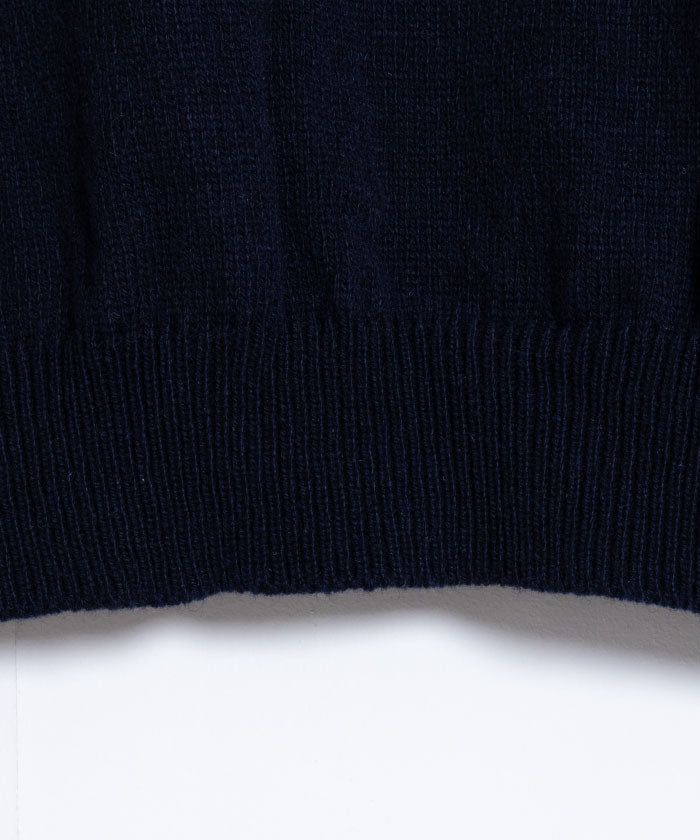 【INTÉRIM】YAK MOHAIR 7GG CREW SWEATER / インテリム ヤク モヘア 7ゲージ クルーネック セーター ニット 2024秋冬 2024AW 新作 日本製 正規取扱店 神奈川 鎌倉 通販 オンラインショップ