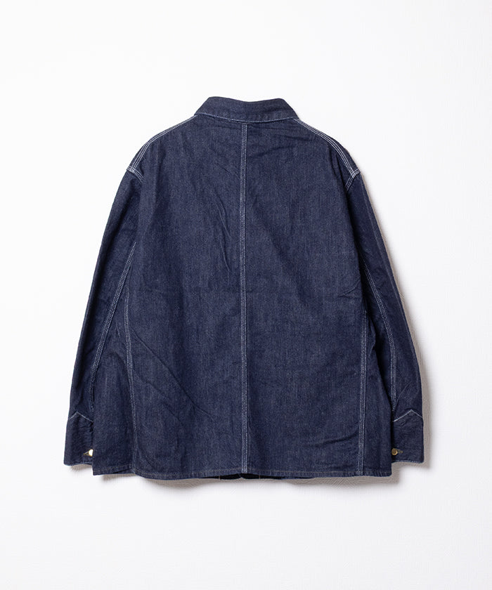 【INTÉRIM】ZIMBABWE COTTON SHUTTLE DENIM 1ST HERCULES COVERALL / インテリム ジンバブエコットン シャトル デニム 1st ヘラクレス カバーオール 2026ss 2026春夏 正規取扱店 神奈川 鎌倉 アルザック鎌倉 オンラインショップ 通販