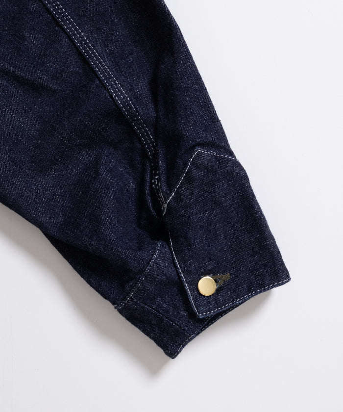 【INTÉRIM】ZIMBABWE COTTON SHUTTLE DENIM 1ST HERCULES COVERALL / インテリム ジンバブエコットン シャトル デニム 1st ヘラクレス カバーオール 2026ss 2026春夏 正規取扱店 神奈川 鎌倉 アルザック鎌倉 オンラインショップ 通販