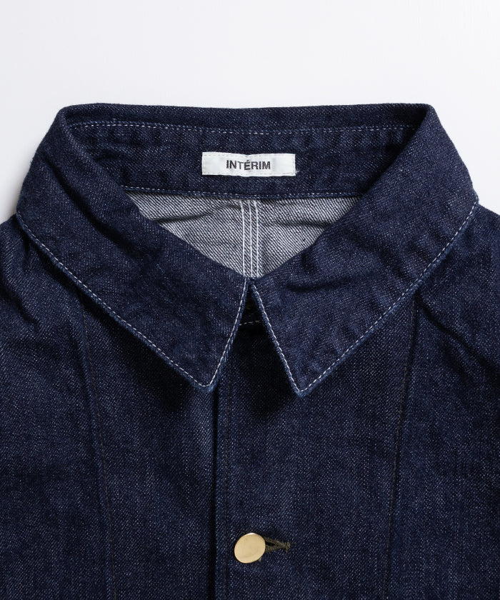 【INTÉRIM】ZIMBABWE COTTON SHUTTLE DENIM 1ST HERCULES COVERALL / インテリム ジンバブエコットン シャトル デニム 1st ヘラクレス カバーオール 2026ss 2026春夏 正規取扱店 神奈川 鎌倉 アルザック鎌倉 オンラインショップ 通販