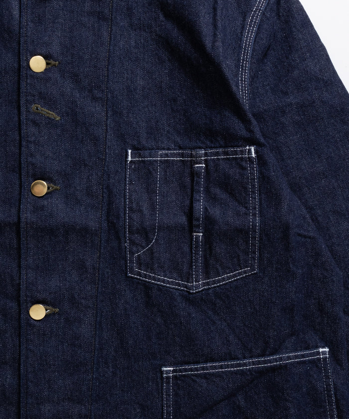 【INTÉRIM】ZIMBABWE COTTON SHUTTLE DENIM 1ST HERCULES COVERALL / インテリム ジンバブエコットン シャトル デニム 1st ヘラクレス カバーオール 2026ss 2026春夏 正規取扱店 神奈川 鎌倉 アルザック鎌倉 オンラインショップ 通販