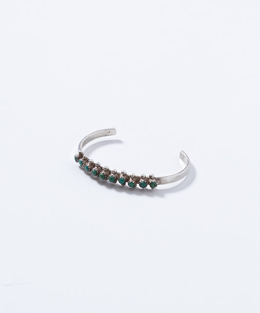 Brazalete vintage zuni petit point turquesa