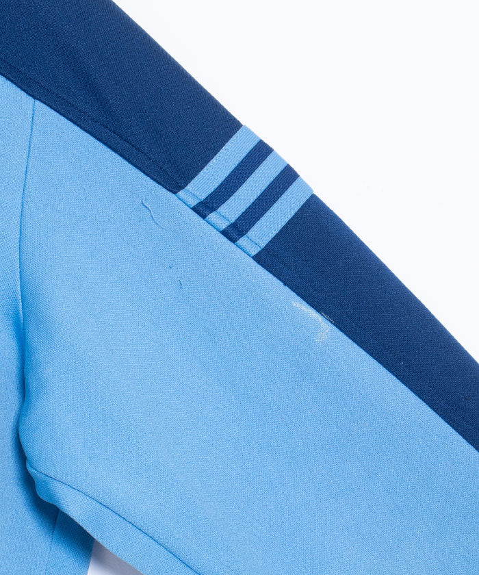 1980's Adidas TRACK JACKET SKY BLUE MADE BY DESCENTE / ヴィンテージ アディダス ジャージ デサント社製 西ドイツ