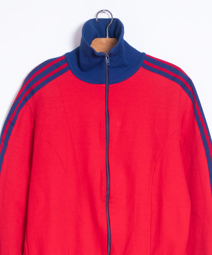 1970's Adidas TRACK JACKET RED MADE IN WEST GERMANY / ビンテージアディダス トラックジャケット 西ドイツ製