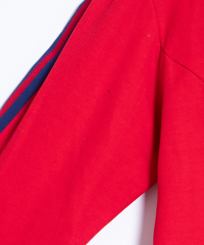 1970's Adidas TRACK JACKET RED MADE IN WEST GERMANY / ヴィンテージアディダス トラックジャケット 西ドイツ製