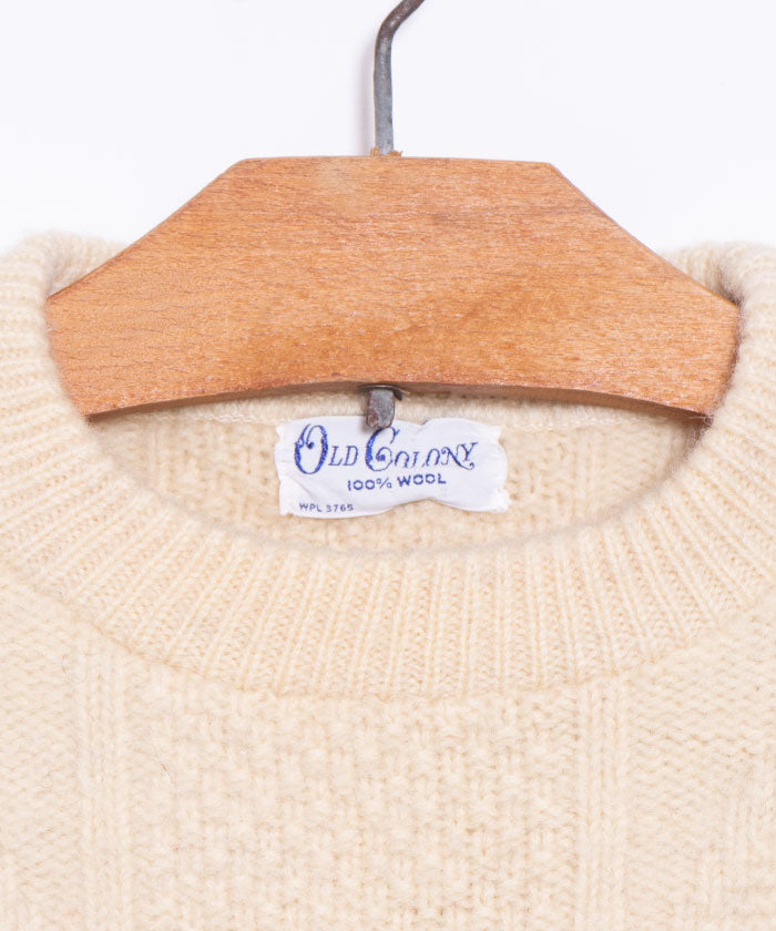 VINTAGE OLD COLONY CREW NECK SWEATER - A'r139 Kamakura