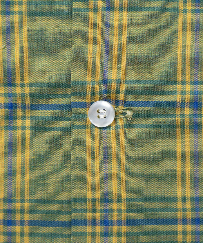 1960's ARROW LOOP COLLAR SHIRT / アメリカ製 アロー ループカラーシャツ オープンカラーシャツ 古着 ヴィンテージ ビンテージ 長袖シャツ