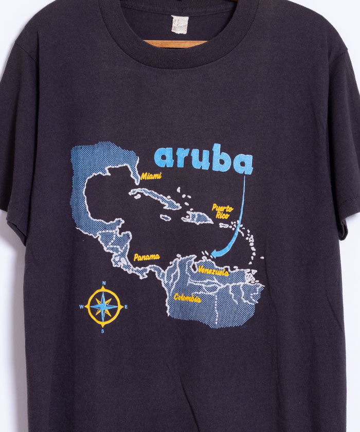 1980's SCREEN STARS TEE ARUBA / アメリカ製 プリントTシャツ 古着 ビンテージ ヴィンテージ