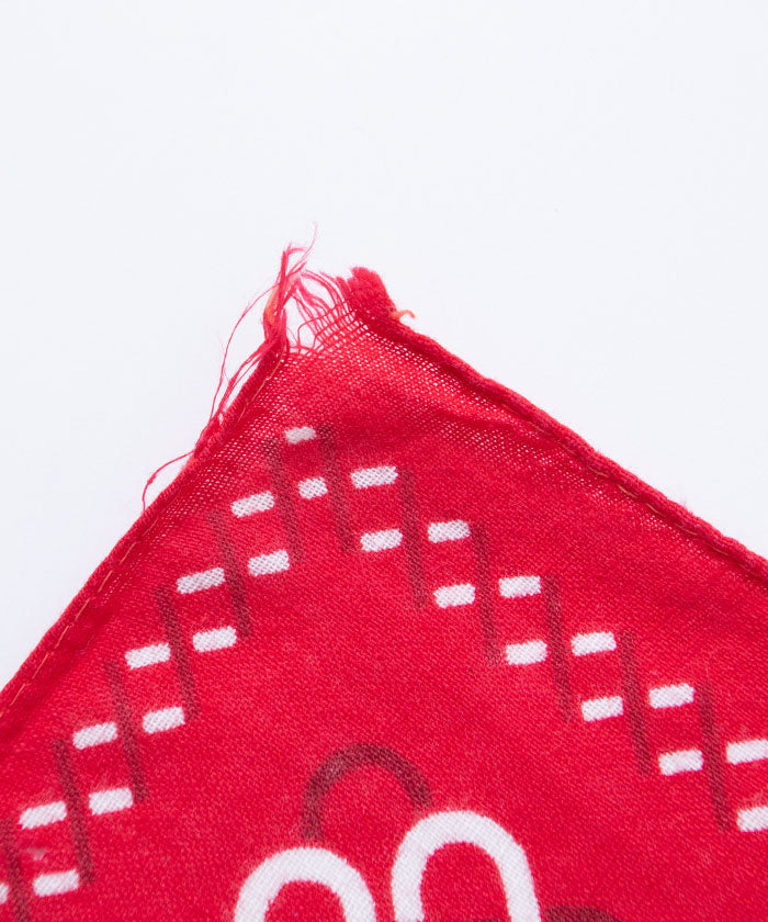 1950’s USA BANDANA WPL9939 TIGER BRAND - RED / アメリカ製 ビンテージ ヴィンテージ バンダナ タイガーブランド