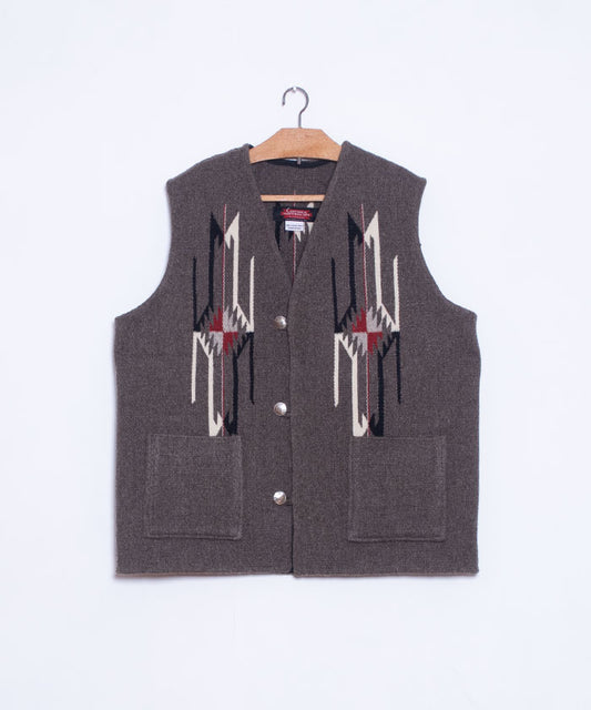 【CENTINELA】CENTINELA CHIMAYO VEST - CHARCOAL GREY / センチネラ チマヨベスト チャコールグレー 42サイズ