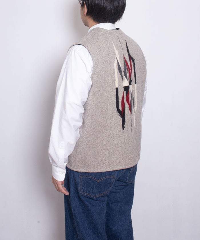 CENTINELA CHIMAYO VEST - L.T GREY / センチネラ チマヨベスト ライトグレー