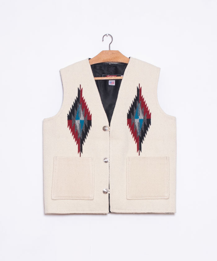 【CENTINELA】CENTINELA CHIMAYO VEST - NATURAL / センチネラ チマヨベスト ナチュラル 38サイズ