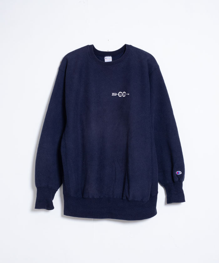 1990's CHAMPION REVERSE WEAVE SWEATSHIRT MADE IN USA FRAMINGHAM COUNTRY CLUB / アメリカ製 チャンピオン リバースウィーブ スウェット 企業モノ 両面プリント ネイビー XLサイズ 通販 オンラインショップ