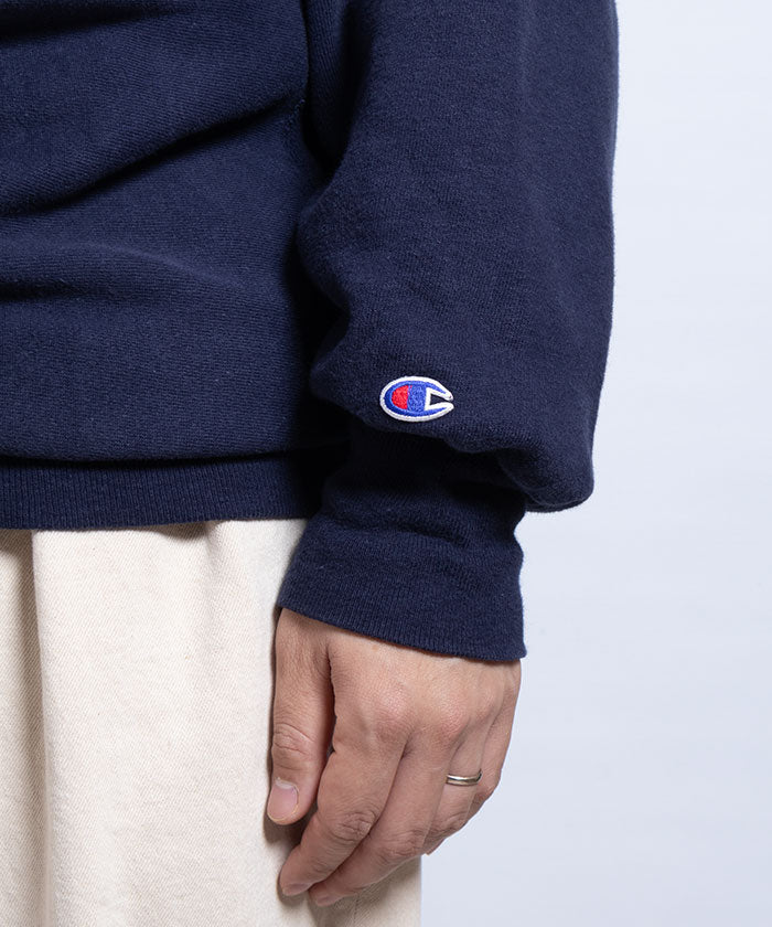 1990's CHAMPION REVERSE WEAVE SWEATSHIRT MADE IN USA FRAMINGHAM COUNTRY CLUB / アメリカ製 チャンピオン リバースウィーブ スウェット 企業モノ 両面プリント ネイビー XLサイズ 通販 オンラインショップ