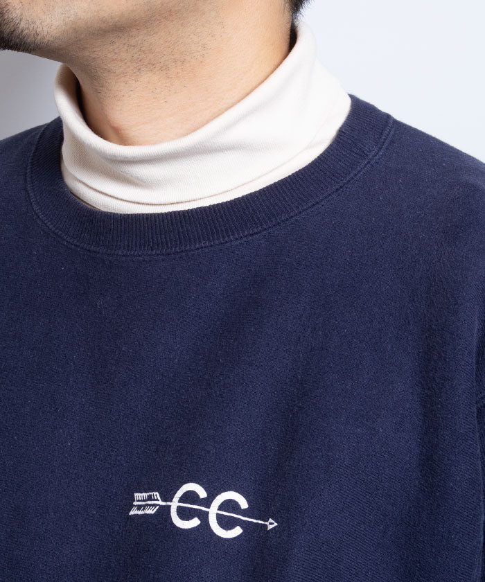 1990's CHAMPION REVERSE WEAVE SWEATSHIRT MADE IN USA FRAMINGHAM COUNTRY CLUB / アメリカ製 チャンピオン リバースウィーブ スウェット 企業モノ 両面プリント ネイビー XLサイズ 通販 オンラインショップ