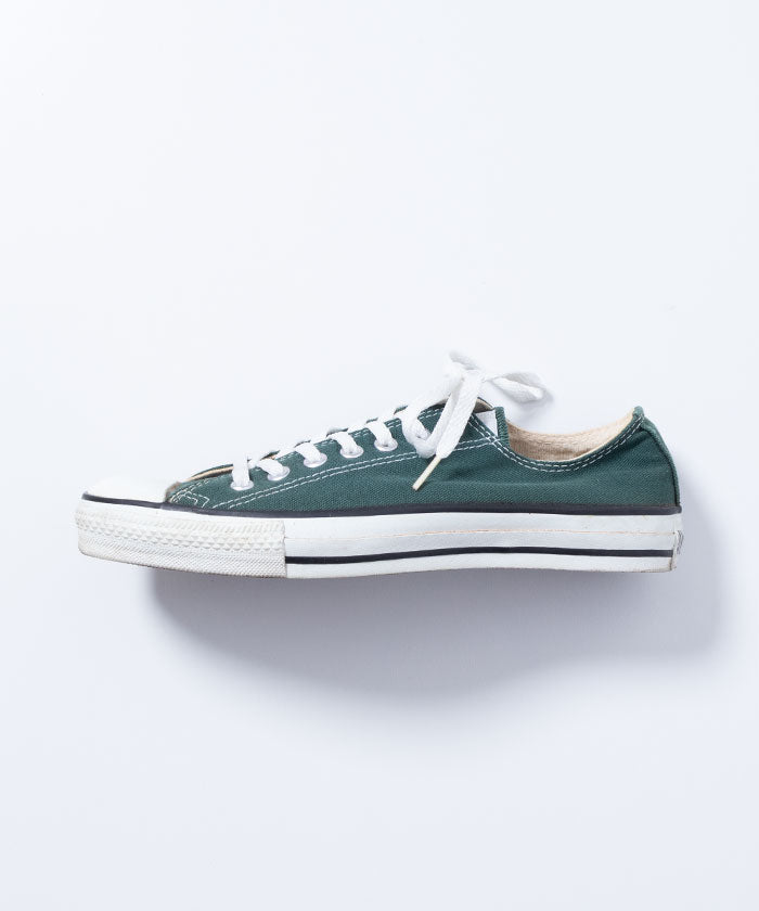 1990’s CONVERSE ALLSTAR LOWCUT SNEAKER - DEEP GREEN / アメリカ製 コンバース オールスター ローカットスニーカー  緑 9