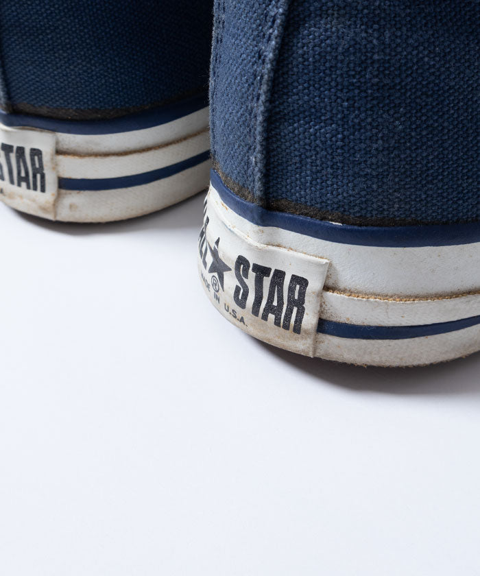 1990’s CONVERSE ALLSTAR HICUT SNEAKER - NAVY / アメリカ製 コンバース オールスター ハイカットスニーカー ネイビー 9サイズ