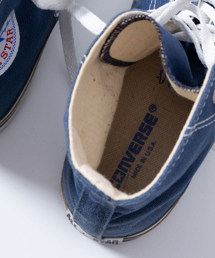 1990’s CONVERSE ALLSTAR HICUT SNEAKER - NAVY / アメリカ製 コンバース オールスター ハイカットスニーカー ネイビー 9サイズ